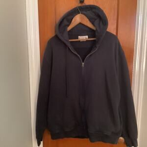 LLBean Katharine Iron Works Rugged Full Zip Hoodie Men’s Large